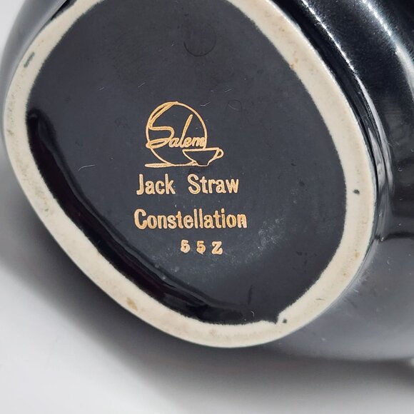 Salem Jack Straw Constellation Pattern Gravy Boat or Creamer VTG MCM - Picture 8 of 8